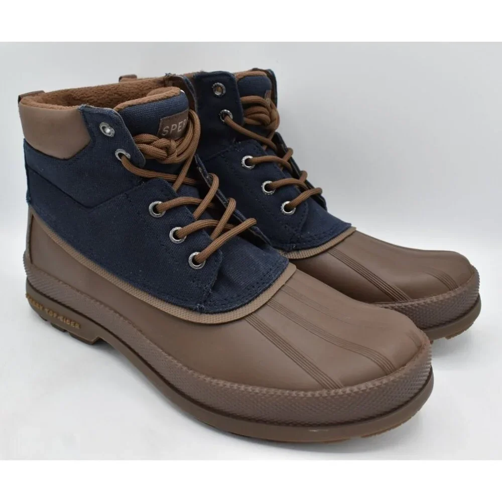 Sperry Mens Size 8 Cold Bay Waxed Marine Insulated Water Resistant Chukka‎ Boots